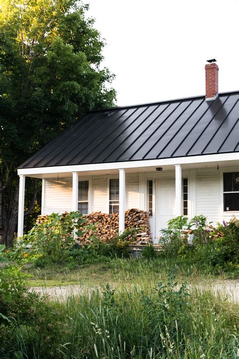 white farm house metal roof|metal roof ranch style house.